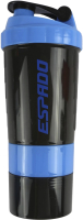 Шейкер спортивный Espado ES905 (500мл, черно-синий) - 