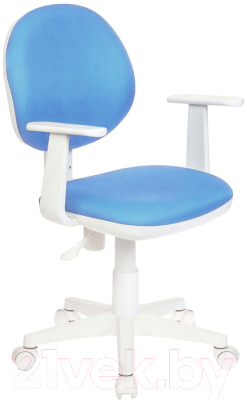 Кресло детское Бюрократ CH-W 356AXSN (голубой 15-107)
