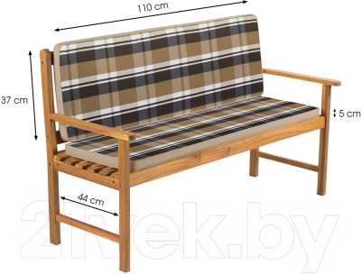 Комплект подушек для садовой мебели Fieldmann Для скамейки FDZN 9121