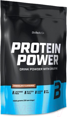 Протеин BioTechUSA Protein Power Шоколад (1кг)