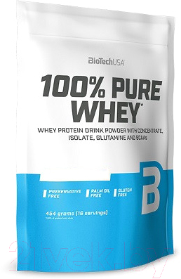 Протеин BioTechUSA 100% Pure Whey Малиновый чизкейк (454г)