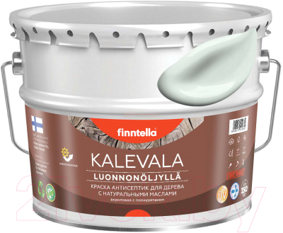 Краска Finntella Kalevala Матовая Hopea / F-13-1-9-FL067 (9л, светло-серый)
