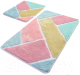 Набор ковриков для ванной и туалета Primanova Colors DR-63007 - 