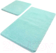 Набор ковриков для ванной и туалета Primanova Havai DR-63011 (мятный) - 