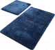 Набор ковриков для ванной и туалета Primanova Havai DR-63014 (синий) - 