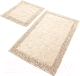Набор ковриков для ванной и туалета Primanova Stone DR-63019 (пудровый) - 