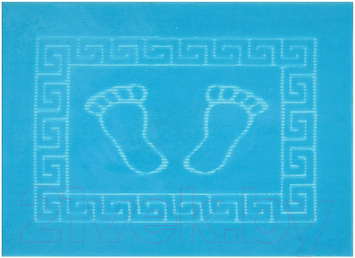 Коврик для ванной Primanova Foot DR-62001 (светлый голубой)