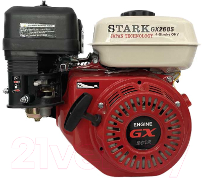 Двигатель бензиновый StaRK GX260S 8.5лс (шлицы 25мм)