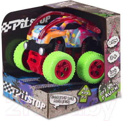 Автомобиль игрушечный Pit Stop Кросс Граффити / PS-2021-4B-2
