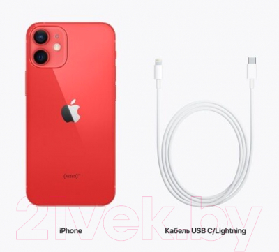 Смартфон Apple iPhone 12 mini 256GB CPO ((PRODUCT)RED) / 2QMGEC3