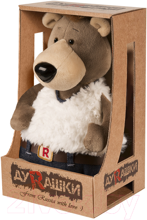 Мягкая игрушка ДуRашки Медведь в джинсах / MT-TS03202003-26