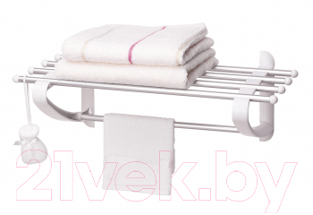 Полка для полотенца Primanova M-B12-01 (белый)
