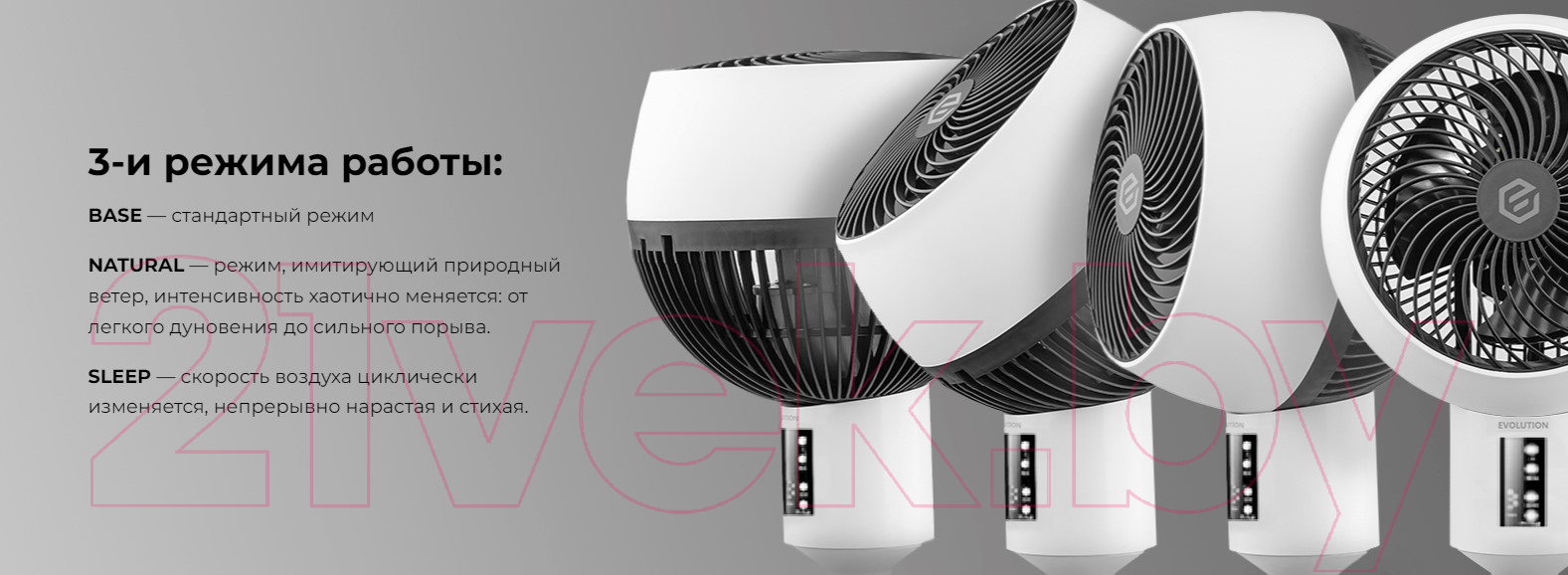 Вентилятор Evolution AirLeaf AL-302R — фото 12