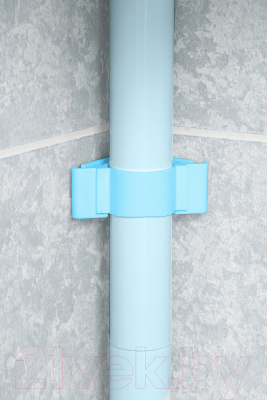 Комплект полок для ванной Primanova M-N02-02 (голубой)