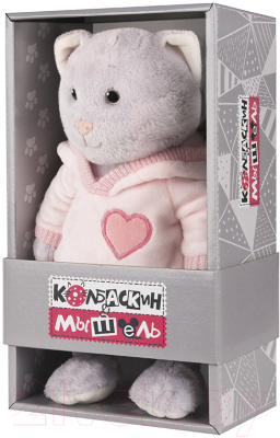 Мягкая игрушка Колбаскин & Мышель Мышель в розовом худи / MT-MRT042105-20