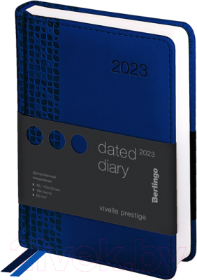 Изображение товара Ежедневник Berlingo Vivella Prestige A6 / DD3_80601 (184л, синий)