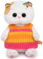 Мягкая игрушка Budi Basa Кошечка Ли-Ли Baby в полосатом вязаном жилете / LB-086 - 