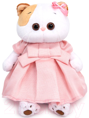 Мягкая игрушка Budi Basa Кошечка Ли-Ли в розовом платье с люрексом / LK24-092