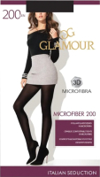 Колготки Glamour Microfiber 200 (р.3, nero) - 