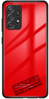 Чехол-накладка Case Glassy для Galaxy A52 (красный) - 