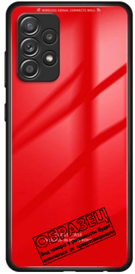 Чехол-накладка Case Glassy для Galaxy A52 (красный)