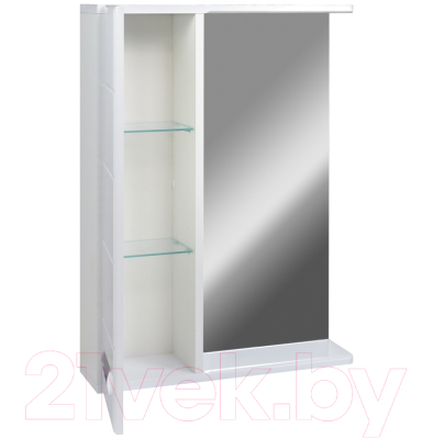 Шкаф с зеркалом для ванной Doratiz Вега 60 L / 2711.212