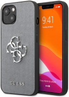 

Чехол-накладка Guess, PU Saffiano With Big 4G Silver Logo iPhone13mini/GUHCP13SSA4GSGR