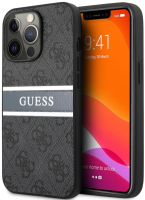 

Чехол-накладка Guess, PU Leather With Printed Stripe для iPhone 13 Pro/GUHCP13L4GDGR