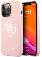 

Чехол-накладка Guess, Liquid Silicone Big 4G для iPhone 13 Pro / GUHCP13LLS4GWPI