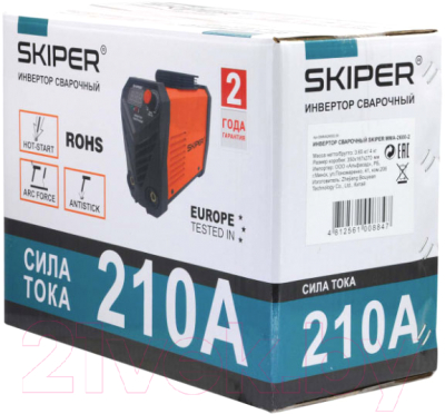 Инвертор сварочный Skiper ММА-2600-8