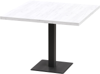 Обеденный стол Millwood Хельсинки Л18 90x90 (дуб белый Craft/металл черный) - 