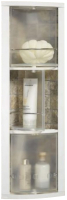 Шкаф для ванной Primanova M-S01-16 (прозрачный/натуральный) - 