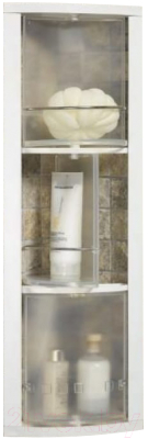 Шкаф для ванной Primanova M-S01-16 (прозрачный/натуральный)