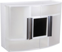 Шкаф для ванной Primanova M-09316 (прозрачный/натуральный) - 
