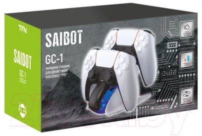 Изображение товара Зарядная станция для геймпада TFN Для PlayStation 5 Saibot GC-1 / TFN-GMPS5-GC-1