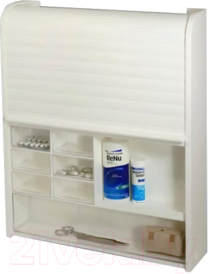 Шкаф для ванной Primanova M-09201 (белый)