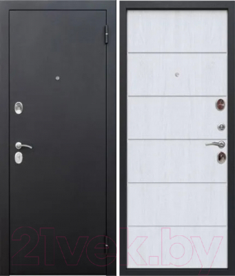 Гарда Муар Царга 8мм Лиственница беж (86x205, правая) Входная дверь ...