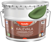 Краска Finntella Kalevala Матовая Vihrea / F-13-1-9-FL025 (9л, зеленый) - 