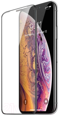 Защитное стекло для телефона Hoco A16 для XS Max/11 Pro Max (черный)