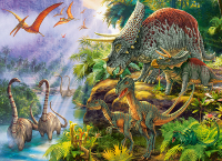 Пазл Castorland Premium Долина динозавров / B-222223 (200эл) - 