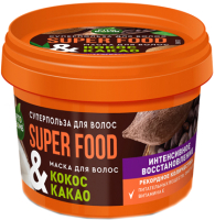

Маска для волос, Superfood Кокос & какао Интенсивное восстановление