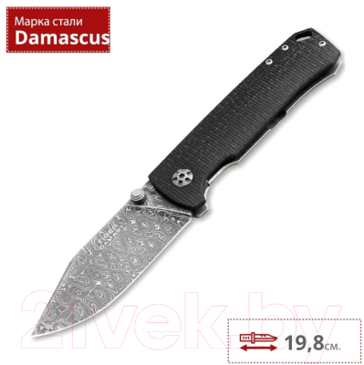 Нож складной Boker Solingen Solingen Tiger-Damascus / 111103DAM