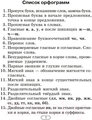 Учебное пособие Аверсэв Русский язык. 2-4 класс. Памятки для работы над ошибками. 2022