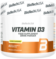 Витаминно-минеральный комплекс BioTechUSA Vitamin D3 / I00004679 (150г, лимон) - 