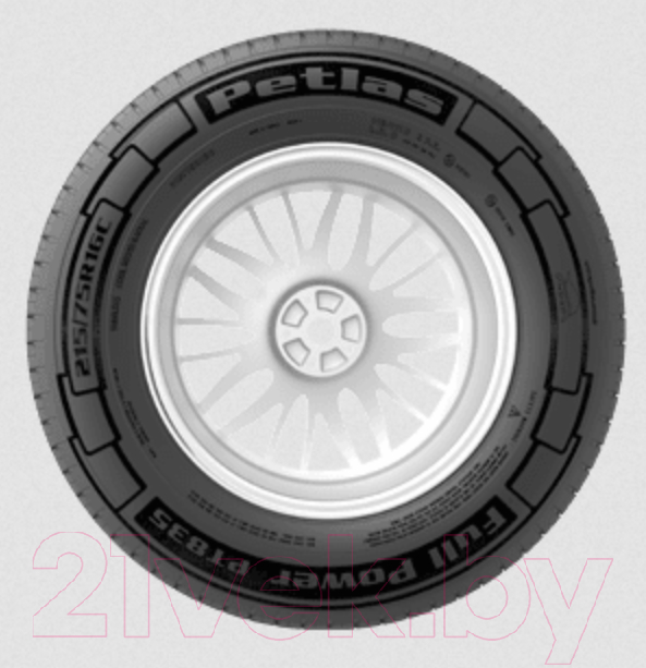 Летняя легкогрузовая шина Petlas Fullpower PT835 195/65R16C 104/102T