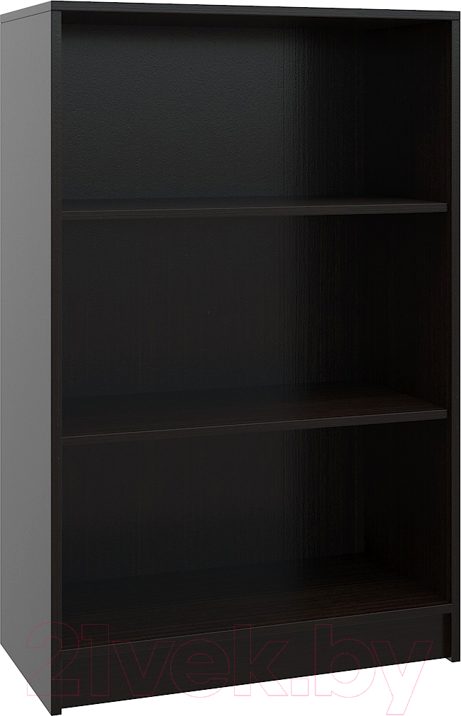 Стеллаж МДК СЛН1 широкий открытый низкий 780x370x1200 (венге)