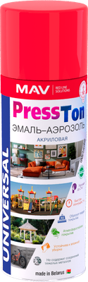 

Эмаль, PressTon RAL7001 Акриловая универсальная глянцевая