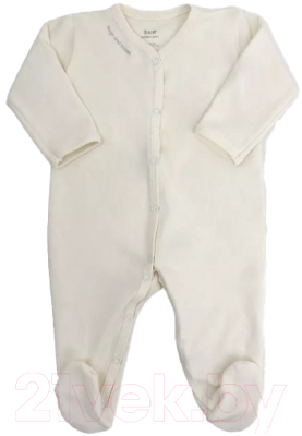 Изображение товара Комбинезон для малышей Rant Hugs And Kisses / 1172/4-68 (Vanilla Beige, р.68)