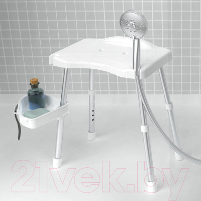 Стул для ванной Primanova Apollo M-KV35-01 (белый)