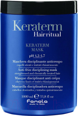 Маска для волос Fanola Keraterm Hair Ritual для выпрямлен. и химически поврежден. волос (1л)